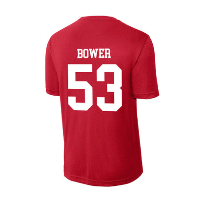 Nebraska - NCAA Football : Jacob Bower - Activewear T-Shirt-1