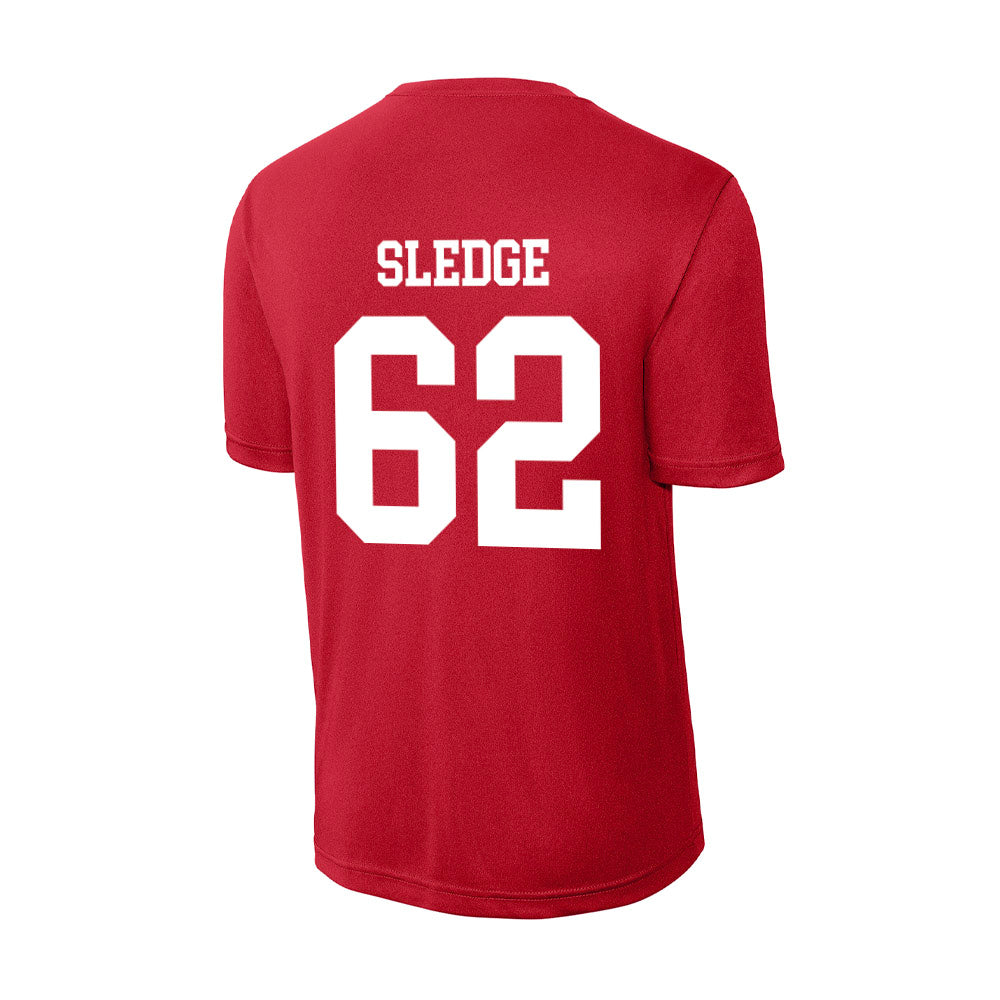 Nebraska - NCAA Football : Sam Sledge - Activewear T-Shirt-1
