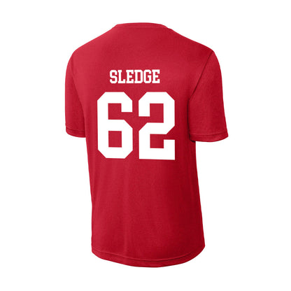 Nebraska - NCAA Football : Sam Sledge - Activewear T-Shirt-1