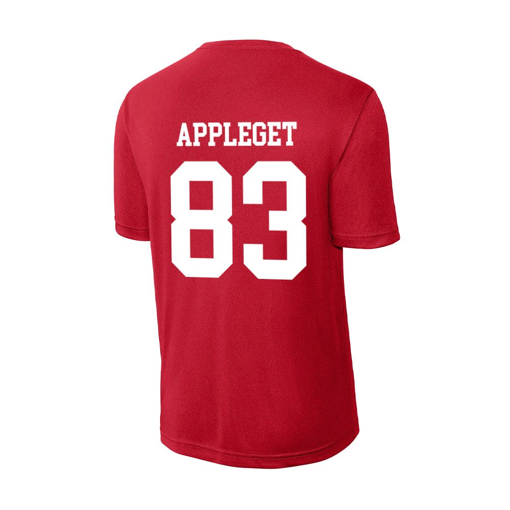 Nebraska - NCAA Football : Jake Appleget - Activewear T-Shirt-1