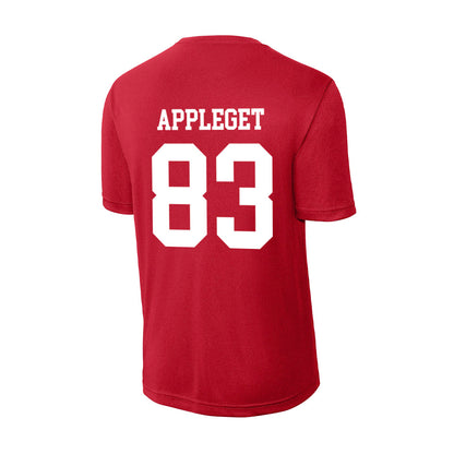 Nebraska - NCAA Football : Jake Appleget - Activewear T-Shirt-1