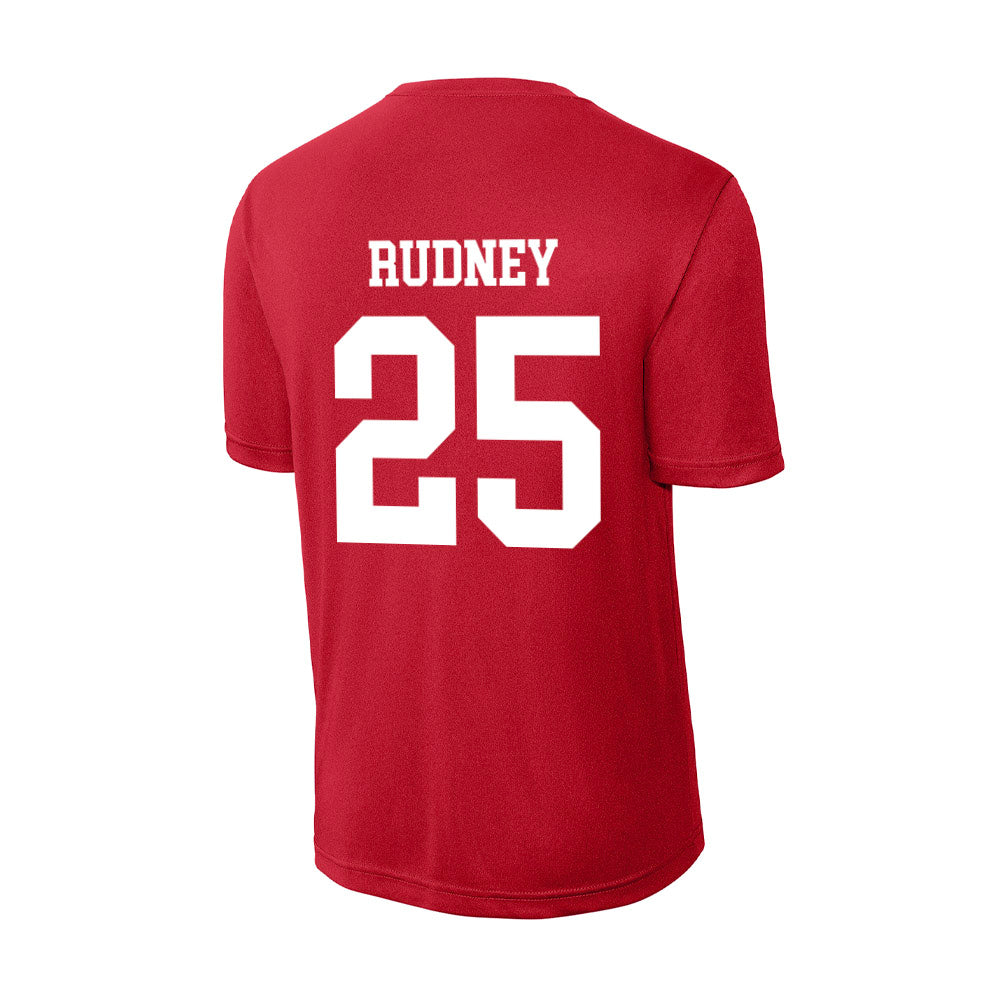Nebraska - NCAA Women's Soccer : Ella Rudney - Activewear T-Shirt-1