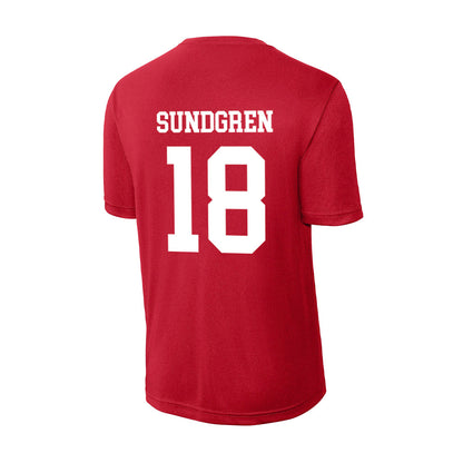 Nebraska - NCAA Baseball : Kanon Sundgren - Activewear T-Shirt-1
