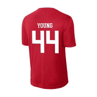 Nebraska - NCAA Football : Aiden Young - Activewear T-Shirt-1