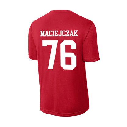 Nebraska - NCAA Football : Jason Maciejczak - Activewear T-Shirt-1