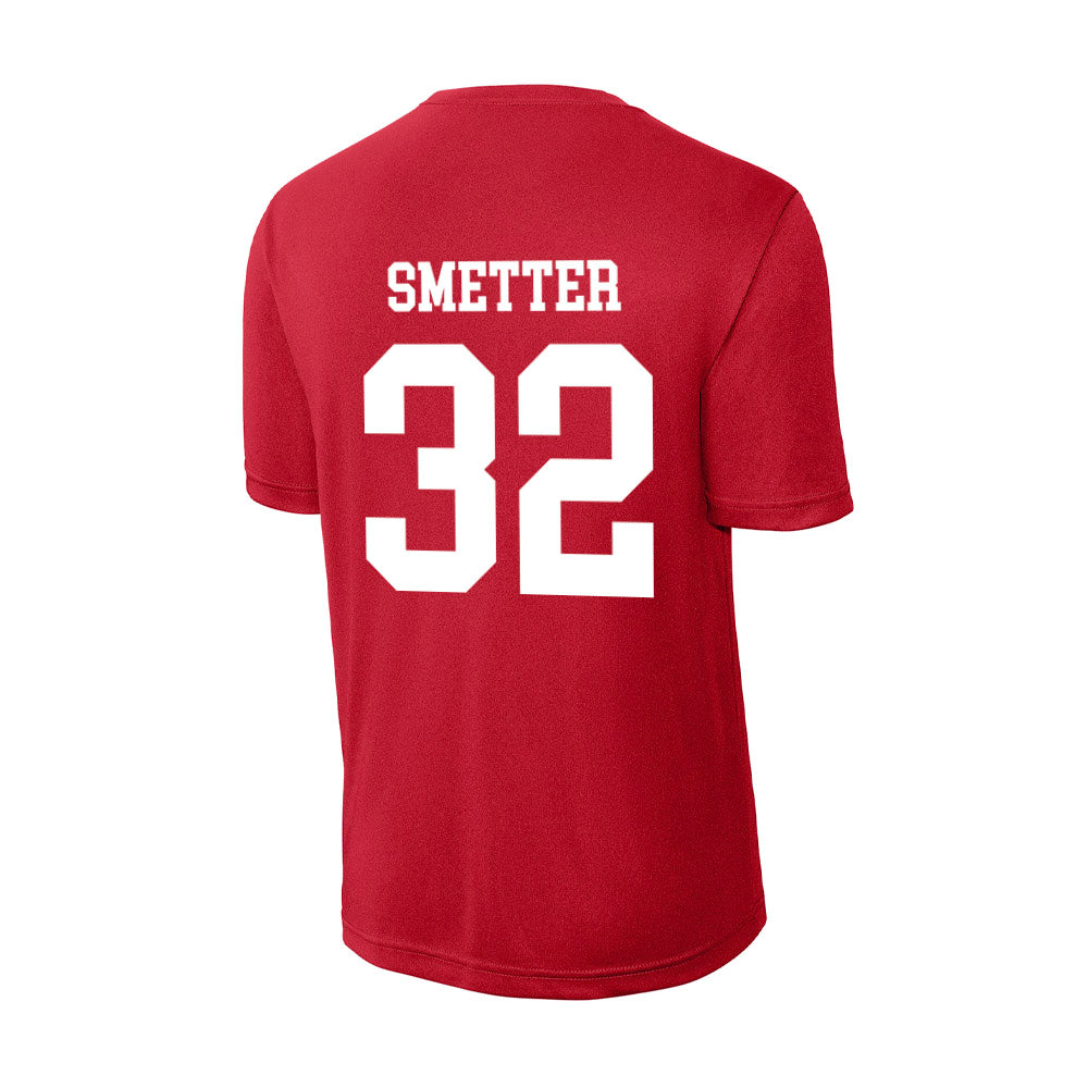 Nebraska - NCAA Softball : Ashley Smetter - Activewear T-Shirt-1