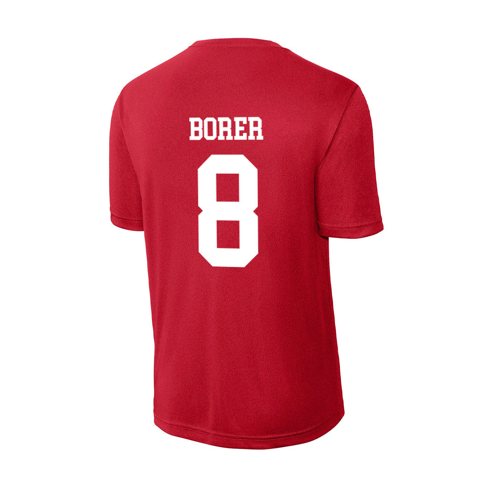 Nebraska - NCAA Women's Soccer : Reese Borer - Activewear T-Shirt-1