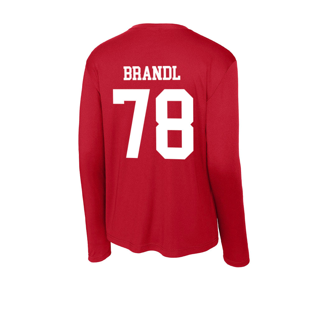 Nebraska - NCAA Football : Jacob Brandl - Activewear Long Sleeve T-Shirt-1
