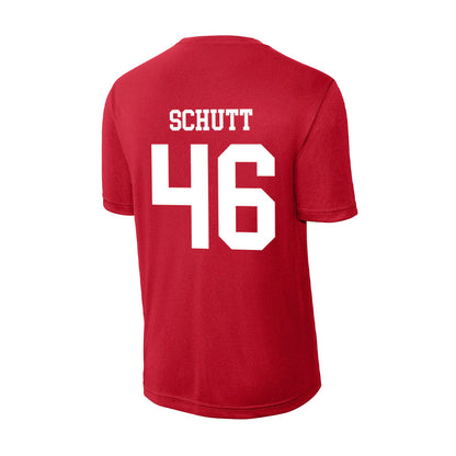 Nebraska - NCAA Football : Connor Schutt - Activewear T-Shirt-1