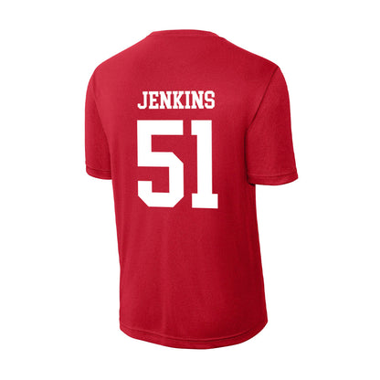 Nebraska - NCAA Football : Justin Jenkins - Activewear T-Shirt-1