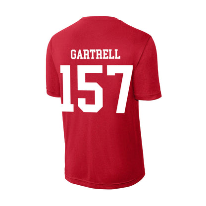 Nebraska - NCAA Wrestling : Dez Gartrell - Activewear T-Shirt-1
