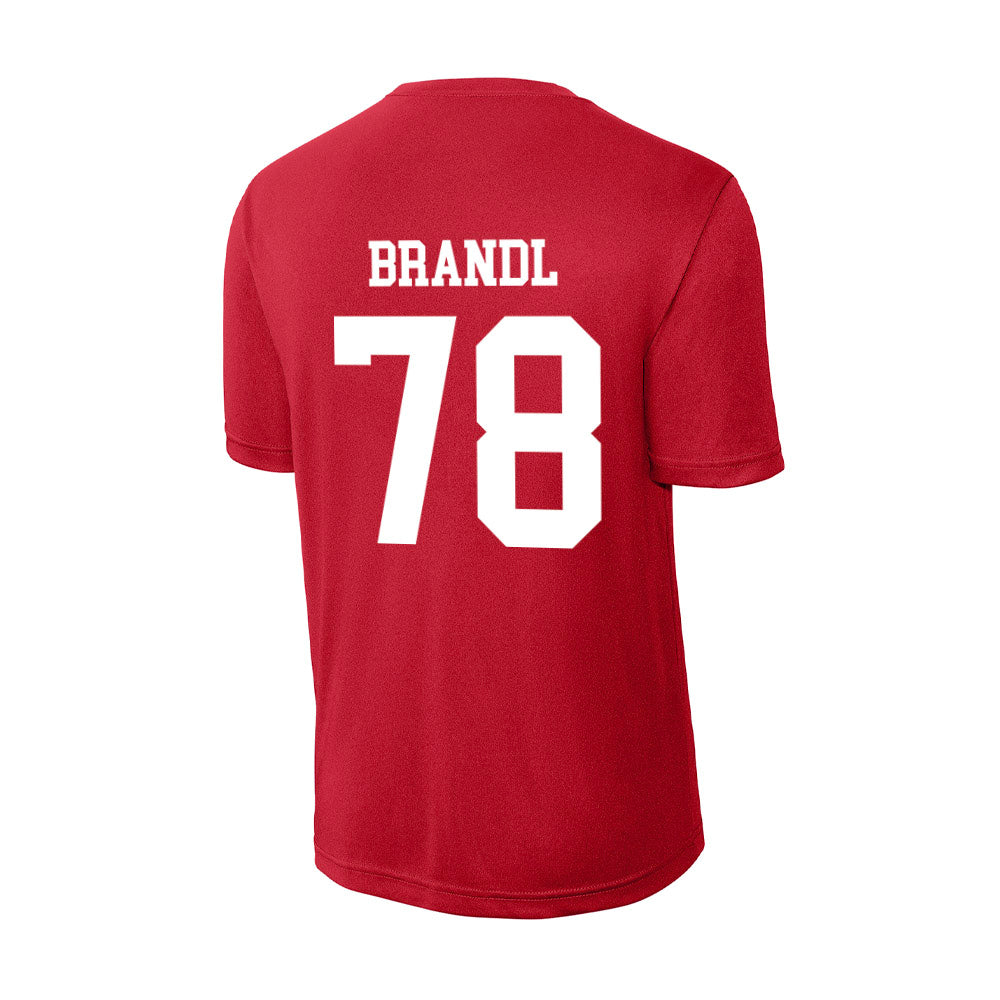 Nebraska - NCAA Football : Jacob Brandl - Activewear T-Shirt-1