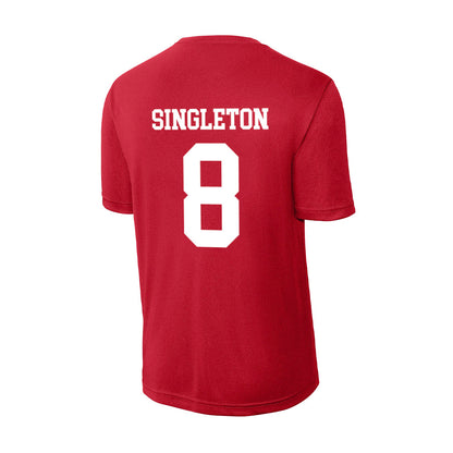 Nebraska - NCAA Football : Deshon Singleton - Activewear T-Shirt-1