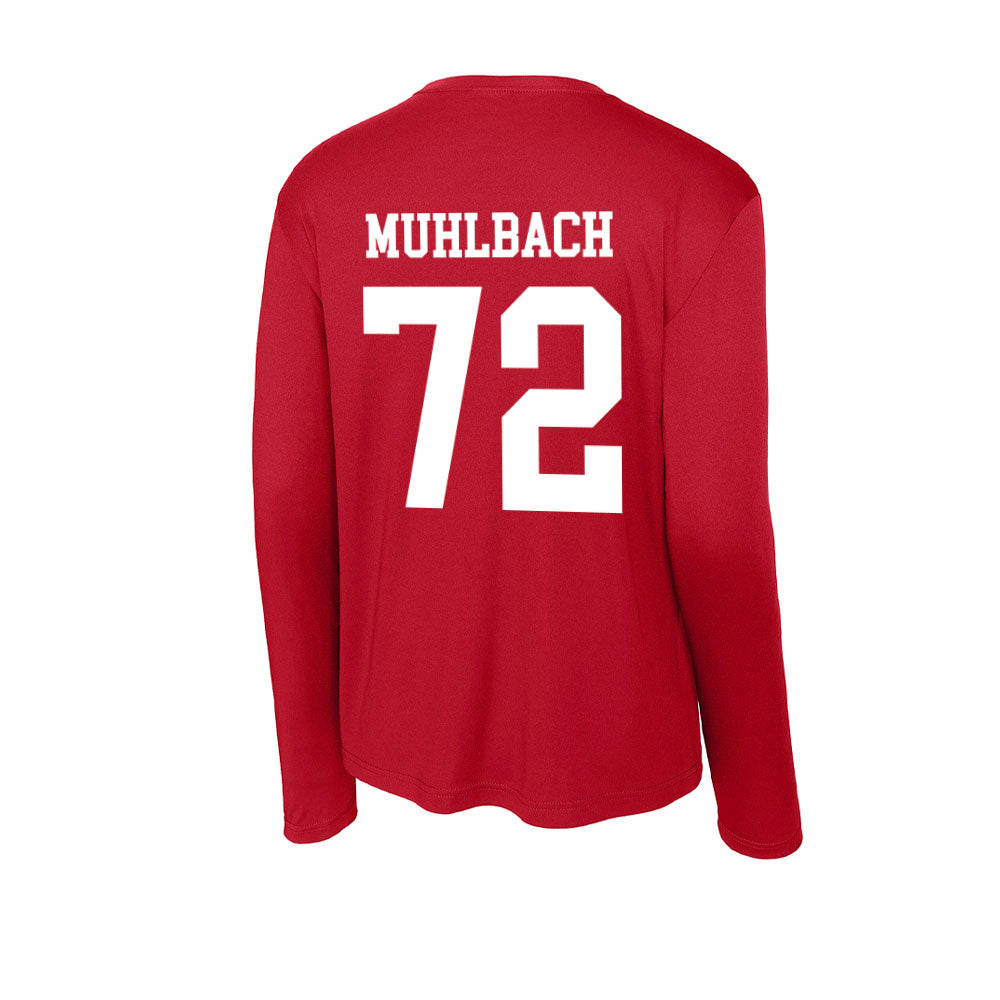Nebraska - NCAA Softball : Carlie Muhlbach - Activewear Long Sleeve T-Shirt-1