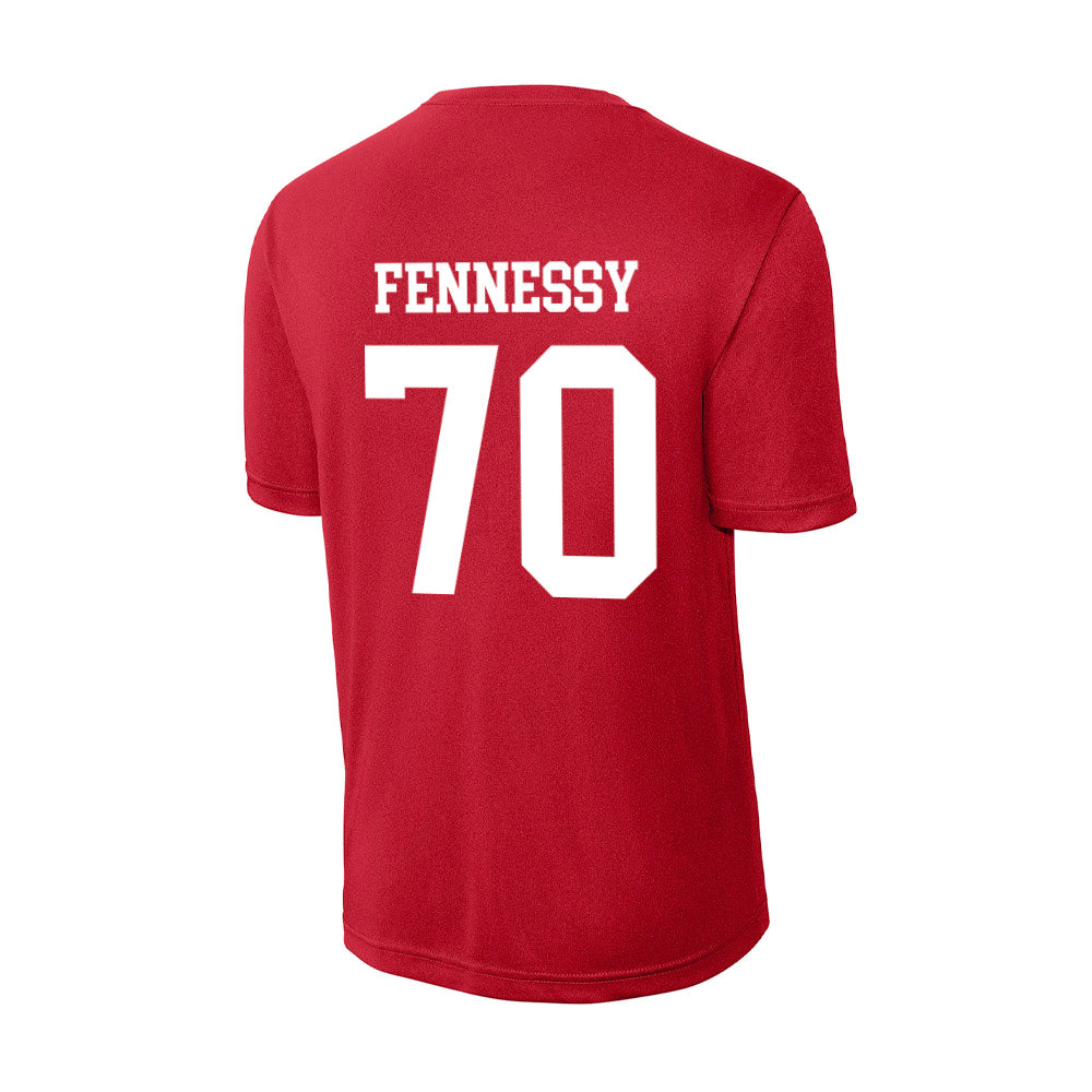 Nebraska - NCAA Football : Nolan Fennessy - Activewear T-Shirt-1