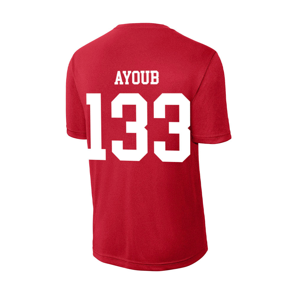 Nebraska - NCAA Wrestling : Omar Ayoub - Activewear T-Shirt-1