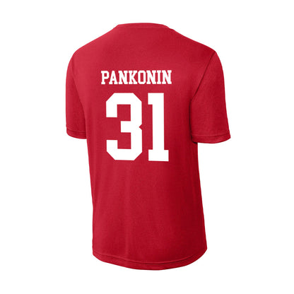 Nebraska - NCAA Baseball : Auden Pankonin - Activewear T-Shirt-1