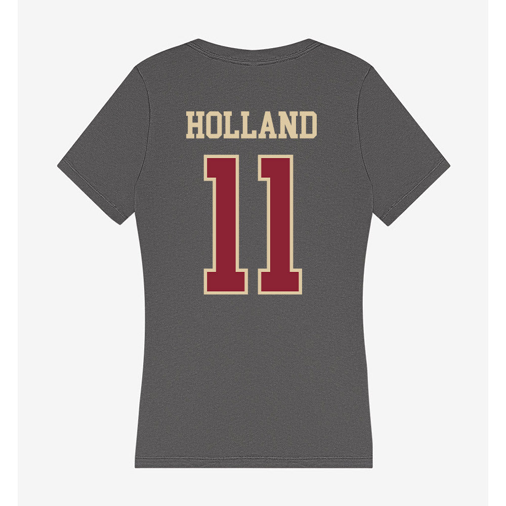 Boston College - NCAA Women's Lacrosse : Grace Holland - Women's V-Neck T-Shirt-1