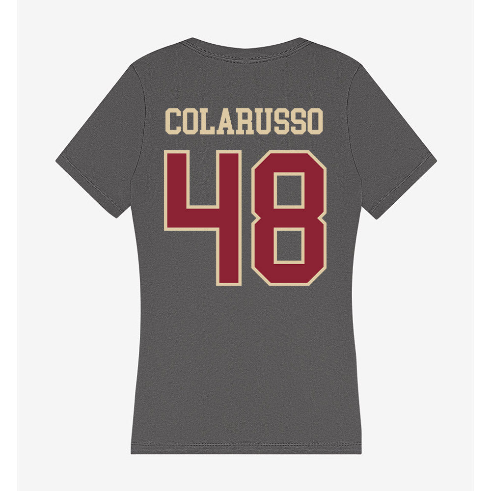 Boston College - NCAA Baseball : AJ Colarusso - Women's V-Neck T-Shirt-1