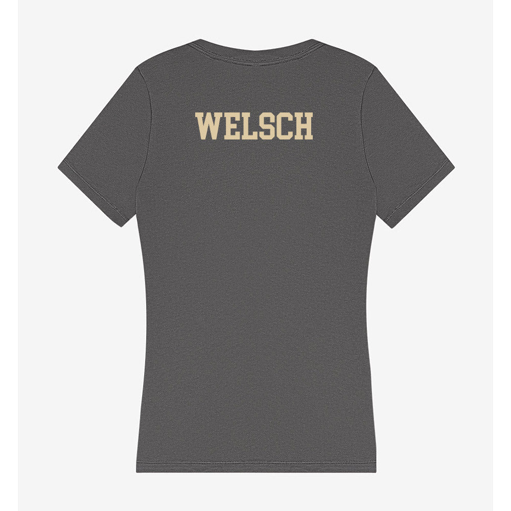 Boston College - NCAA Women's Swimming & Diving : Layla Welsch - Women's V-Neck T-Shirt-1