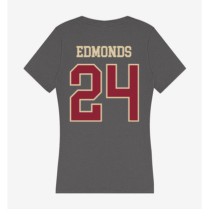 Boston College - NCAA Women's Basketball : Kiera Edmonds - Women's V-Neck T-Shirt-1