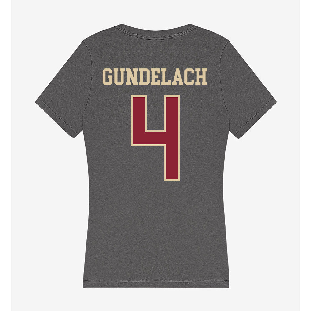 Boston College - NCAA Men's Soccer : Moritz Gundelach - Women's V-Neck T-Shirt-1