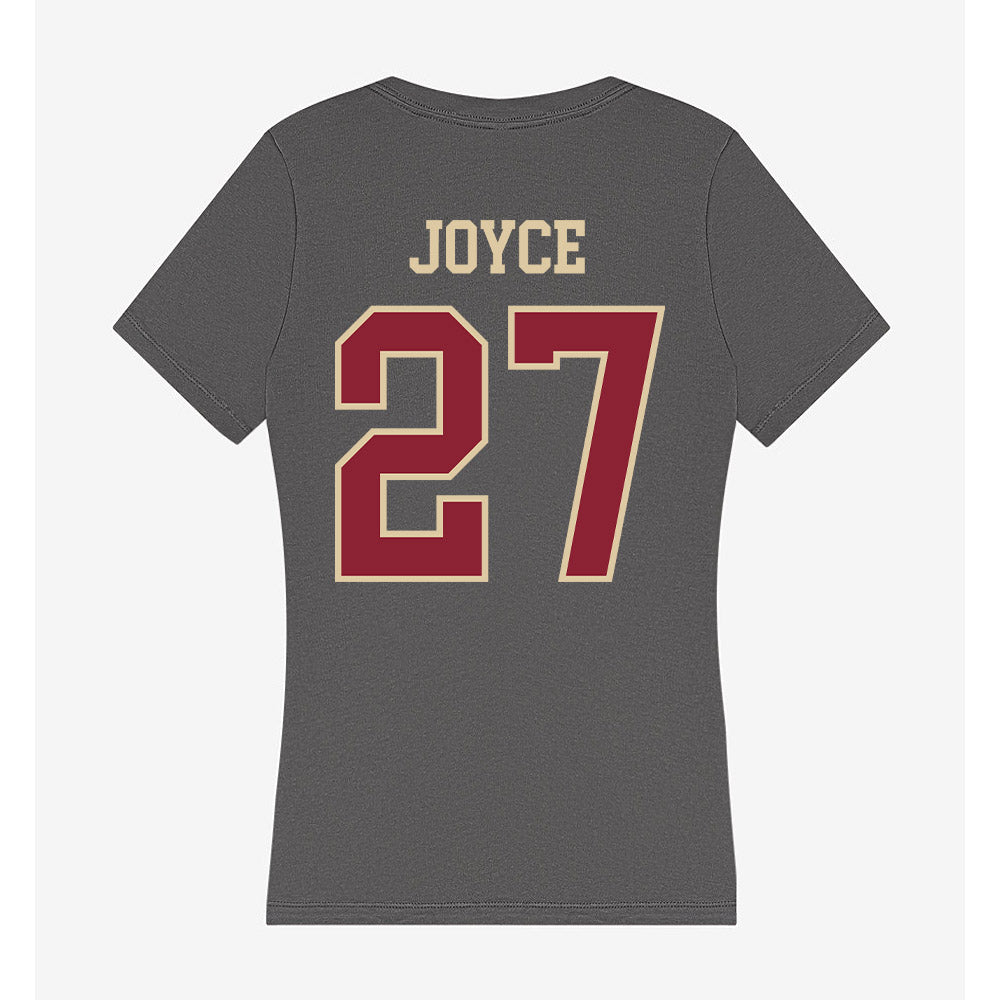 Boston College - NCAA Men's Ice Hockey : Nolan Joyce - Women's V-Neck T-Shirt-1