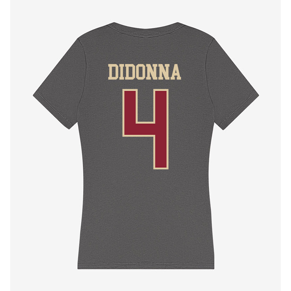 Boston College - NCAA Men's Basketball : Jack Didonna - Women's V-Neck T-Shirt-1