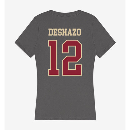 Boston College - NCAA Baseball : Owen DeShazo - Women's V-Neck T-Shirt-1