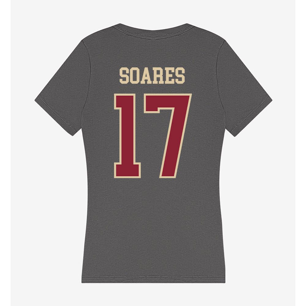 Boston College - NCAA Baseball : Gavin Soares - Women's V-Neck T-Shirt-1