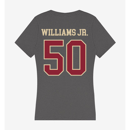 Boston College - NCAA Football : Denzil Williams Jr. - Women's V-Neck T-Shirt-1