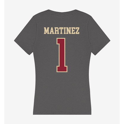 Boston College - NCAA Baseball : Sean Martinez - Women's V-Neck T-Shirt-1
