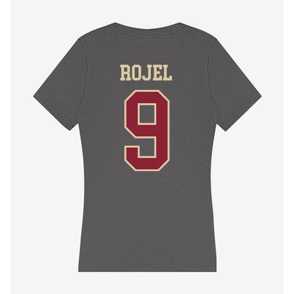 Boston College - NCAA Men's Soccer : Nikolai Rojel - Women's V-Neck T-Shirt-1