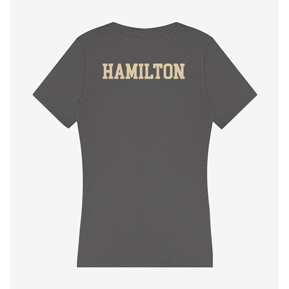 Boston College - NCAA Skiing : Carly Hamilton - Women's V-Neck T-Shirt-1