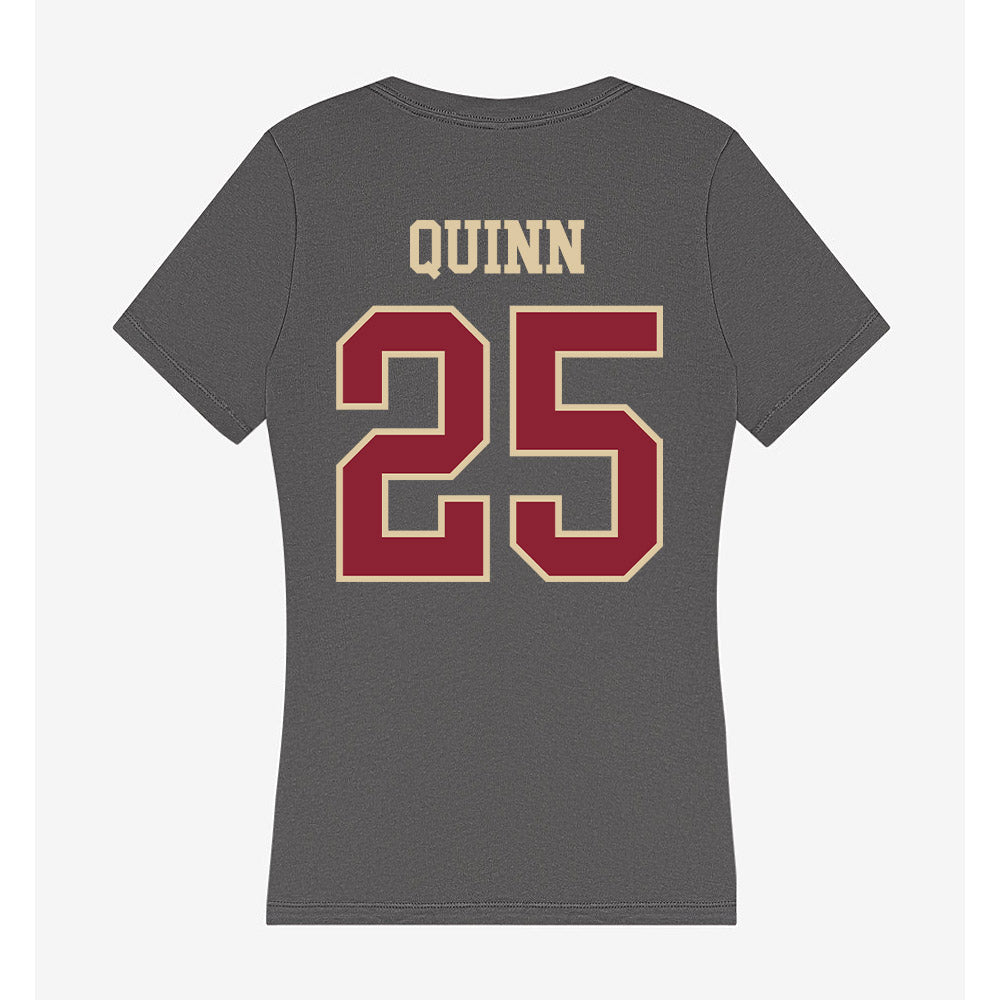 Boston College - NCAA Football : Andy Quinn - Women's V-Neck T-Shirt-1
