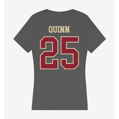 Boston College - NCAA Football : Andy Quinn - Women's V-Neck T-Shirt-1