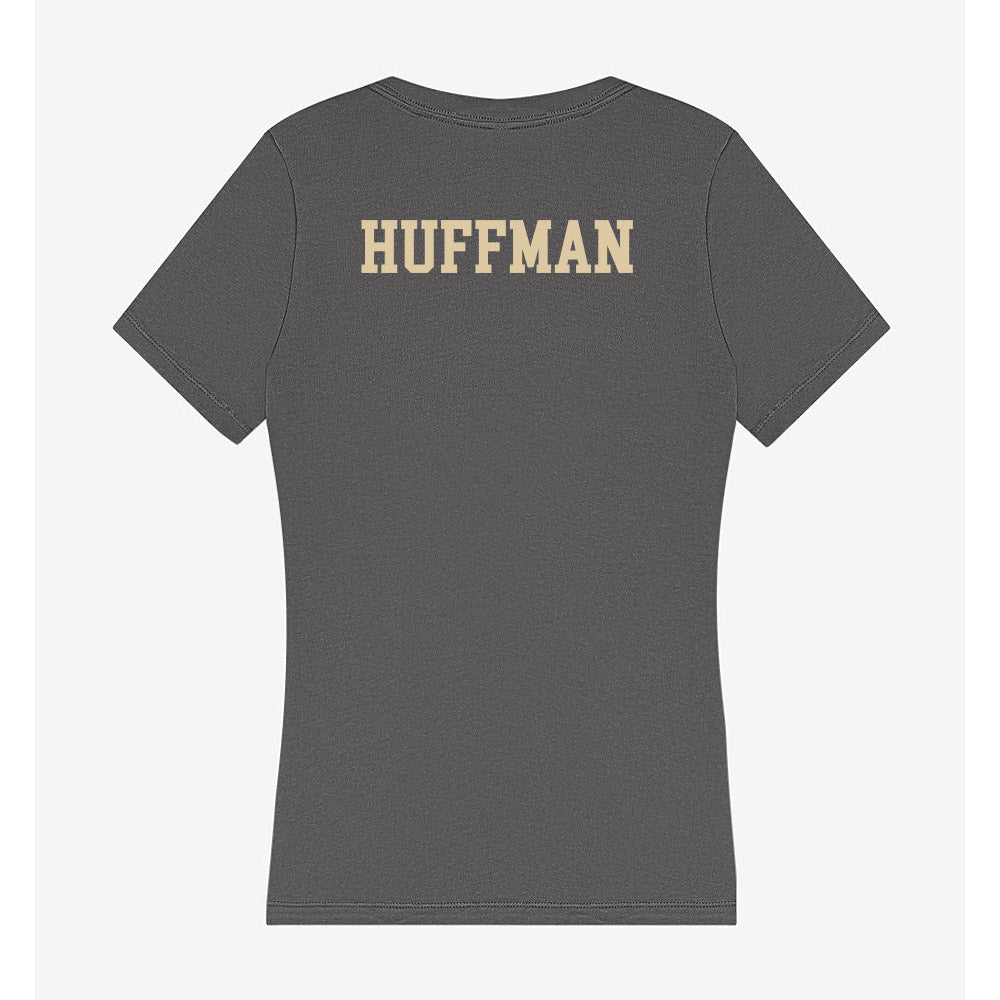 Boston College - NCAA Men's Swimming & Diving : Benjamin Huffman - Women's V-Neck T-Shirt-1