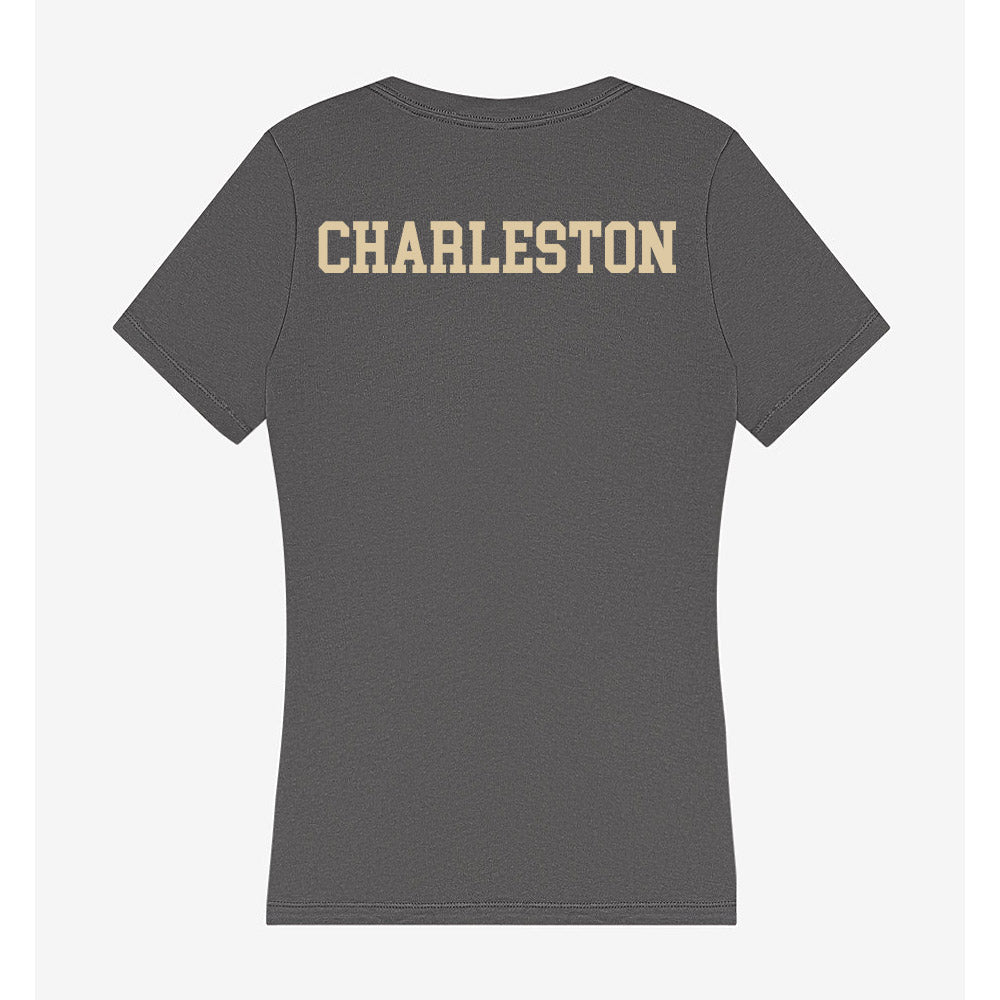Boston College - NCAA Skiing : Emily Charleston - Women's V-Neck T-Shirt-1