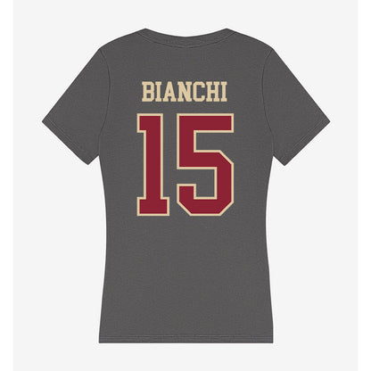 Boston College - NCAA Skiing : Ryan Bianchi - Women's V-Neck T-Shirt-1
