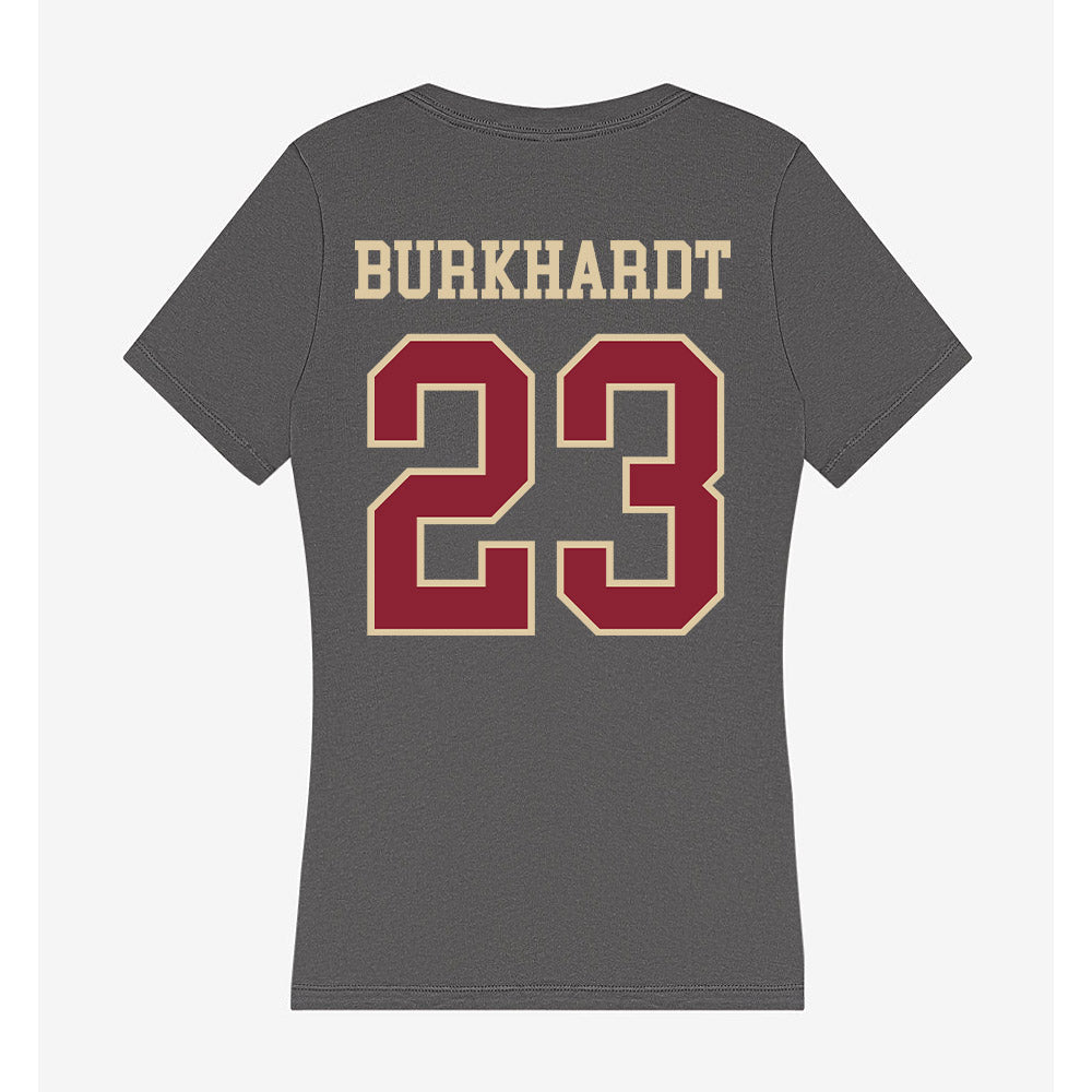 Boston College - NCAA Men's Soccer : Jack Burkhardt - Women's V-Neck T-Shirt-1