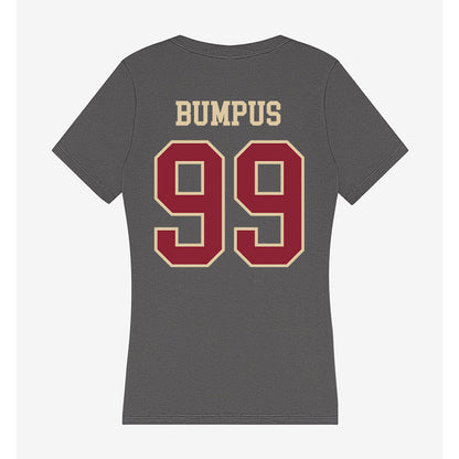 Boston College - NCAA Football : Michael Bumpus - Women's V-Neck T-Shirt-1