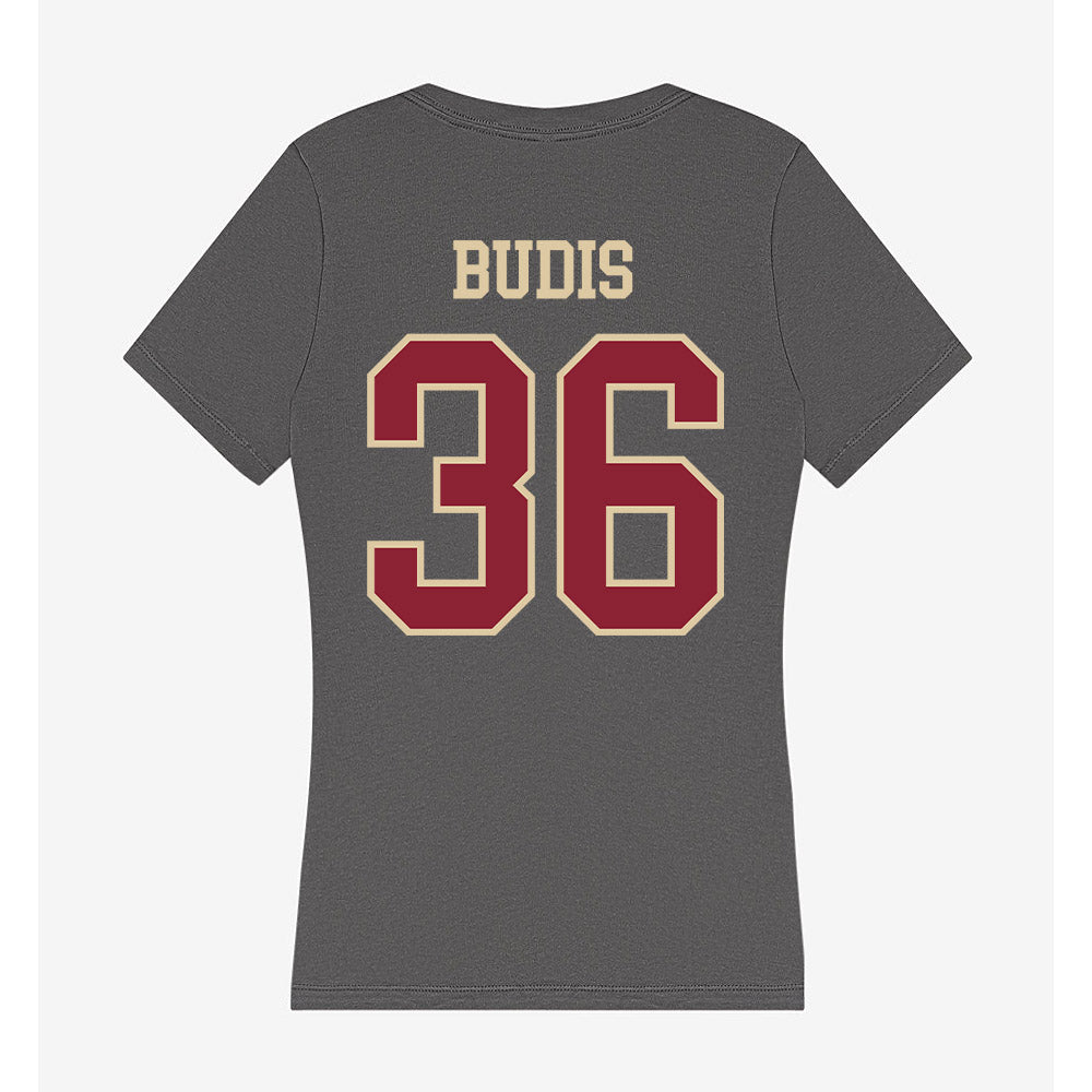 Boston College - NCAA Baseball : Sean Budis - Women's V-Neck T-Shirt-1