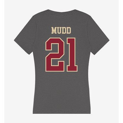 Boston College - NCAA Baseball : Tyler Mudd - Women's V-Neck T-Shirt-1