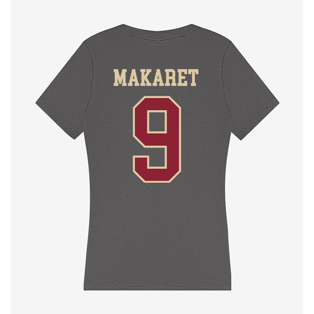 Boston College - NCAA Baseball : Gabe Makaret - Women's V-Neck T-Shirt-1