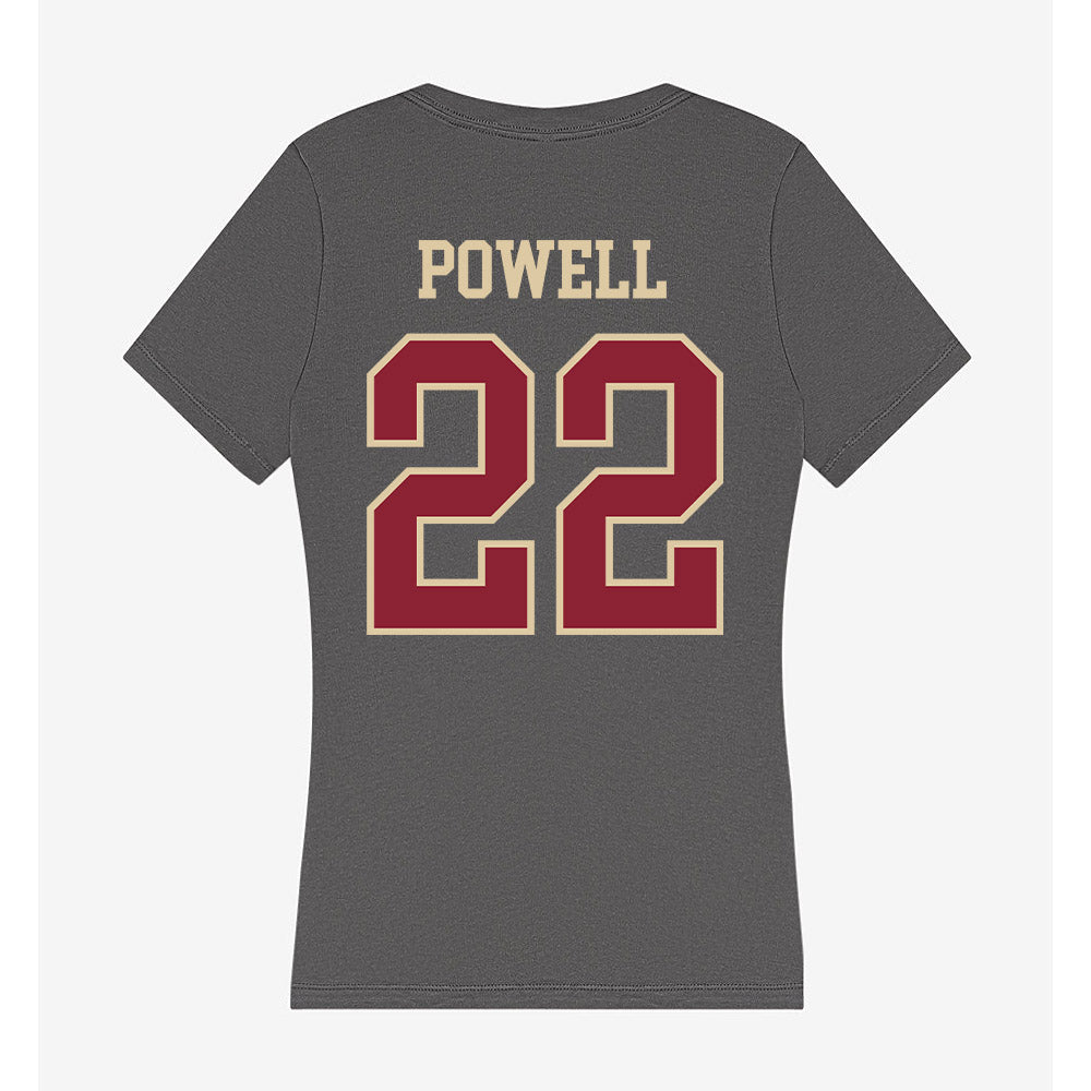 Boston College - NCAA Women's Field Hockey : Caroline Powell - Women's V-Neck T-Shirt-1