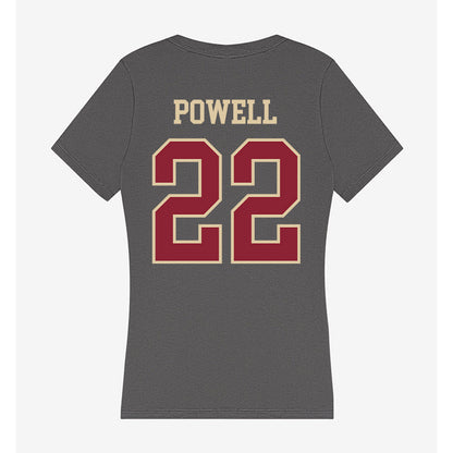 Boston College - NCAA Women's Field Hockey : Caroline Powell - Women's V-Neck T-Shirt-1