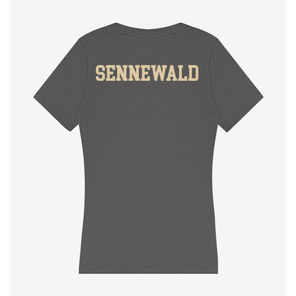 Boston College - NCAA Men's Fencing : Alex Sennewald - Women's V-Neck T-Shirt-1