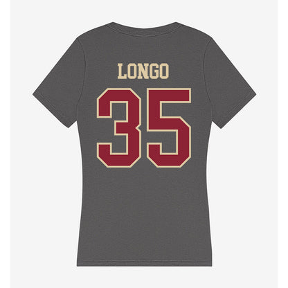 Boston College - NCAA Football : Tim Longo - Women's V-Neck T-Shirt-1