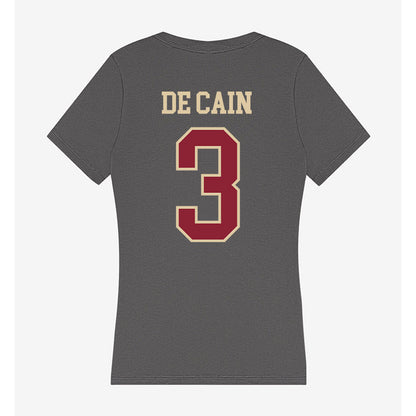 Boston College - NCAA Women's Field Hockey : Alexandra De Cain - Women's V-Neck T-Shirt-1