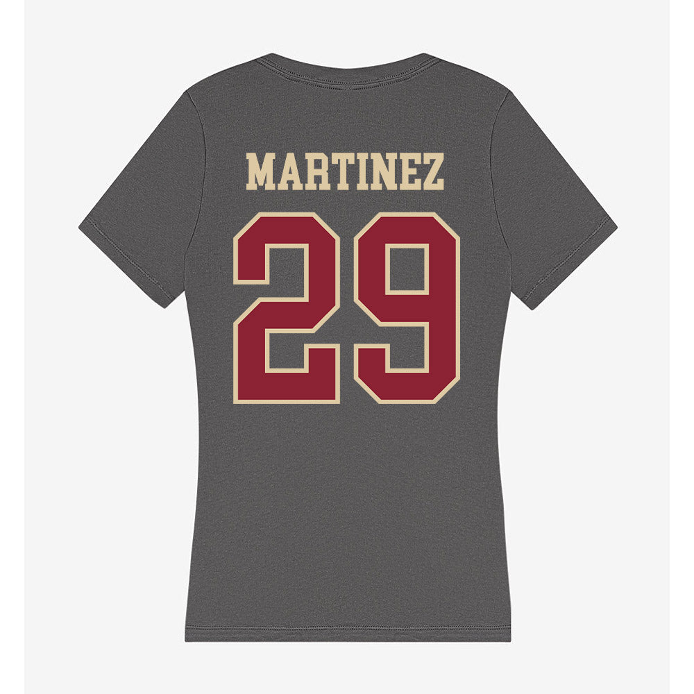 Boston College - NCAA Football : Cameron Martinez - Women's V-Neck T-Shirt-1